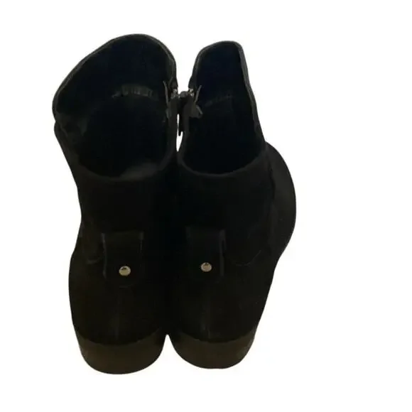 Very Volatile Jericho Boots Womens Leather Ankle Booties Size 8 Black NEW NIB - Picture 8 of 11